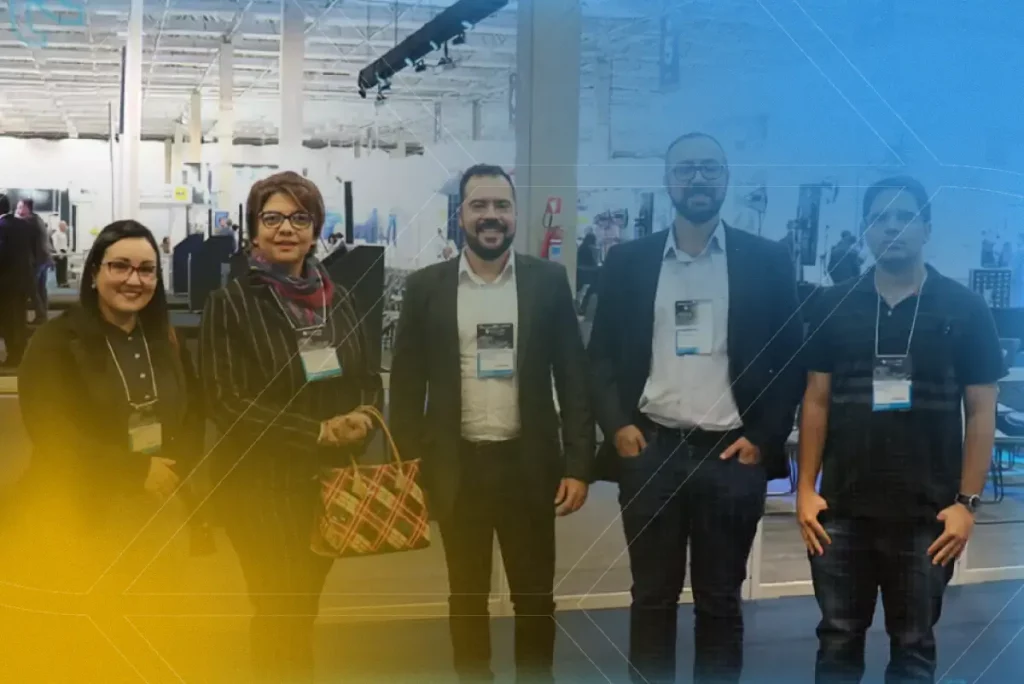 Comitiva da Telluria Tecnologia visita Concrete Show em 2019