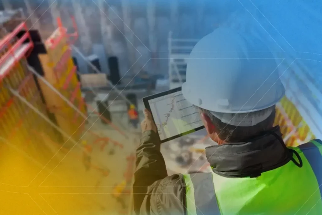 Profissional utilizando Topcon Suite - ERP para Concreteiras