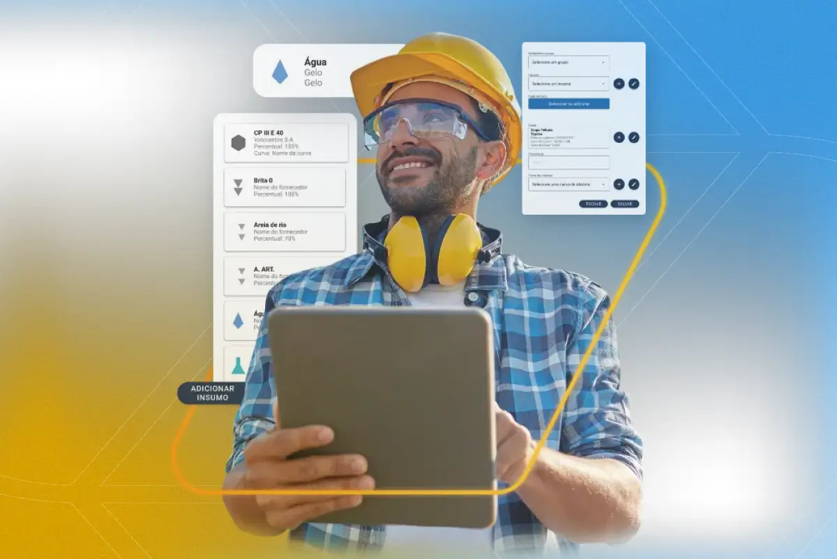 Inovação tecnológica via software para concreteiras