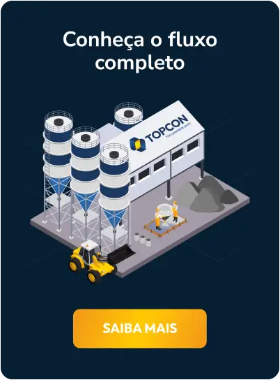 Conheça o Fluxo completo de como a Topcon ajuda as concreteiras